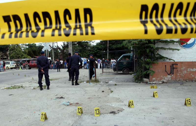 Ocho personas mueren durante un tiroteo en Honduras