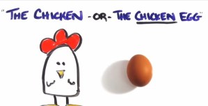 ¿Qué fue primero: El huevo o la gallina? Esta podría ser la mejor respuesta