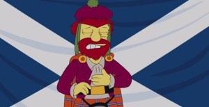 Willie de ‘Los Simpson’ se declara a favor de la independencia de Escocia (Video)