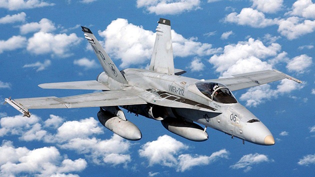 Dos cazas F-18 estadounidense se estrellan en el Océano Pacífico