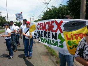 Trabajadores de Pepsi Valencia protestaron por falta de materia prima #25S