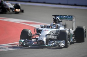 Lewis Hamilton fue el más rápido en las segundas pruebas de GP de Rusia