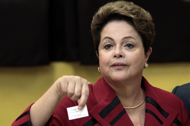 Rousseff da por hecho que irá a segunda vuelta