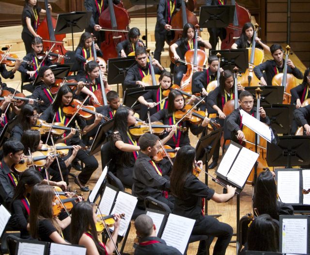 Sistema de Orquestas de Venezuela. Foto referencial: EFE