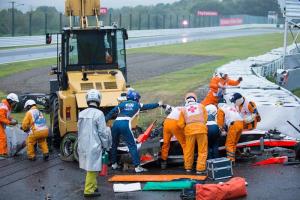 Así quedó el auto de Bianchi tras el grave accidente (Fotos)