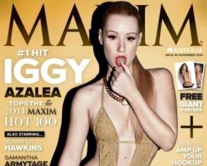La portada de Maxim que enfureció a Iggy Azalea ¡Abusadores! (Foto)