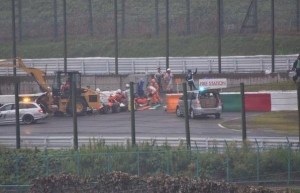 El lamentable accidente de Jules Bianchi (video aficionado)