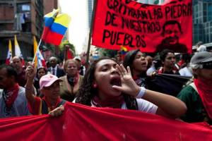 Chavistas se movilizarán desde cuatro puntos de Caracas