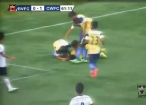 Futbolista se mata trágicamente al celebrar un gol