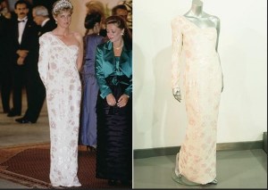 Conoce los vestidos favoritos de Lady Di que serán subastados (Fotos)