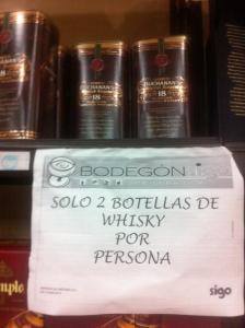 Impagable… y ahora, racionado: Dos botellas de whisky escocés por persona en Venezuela (FOTO)
