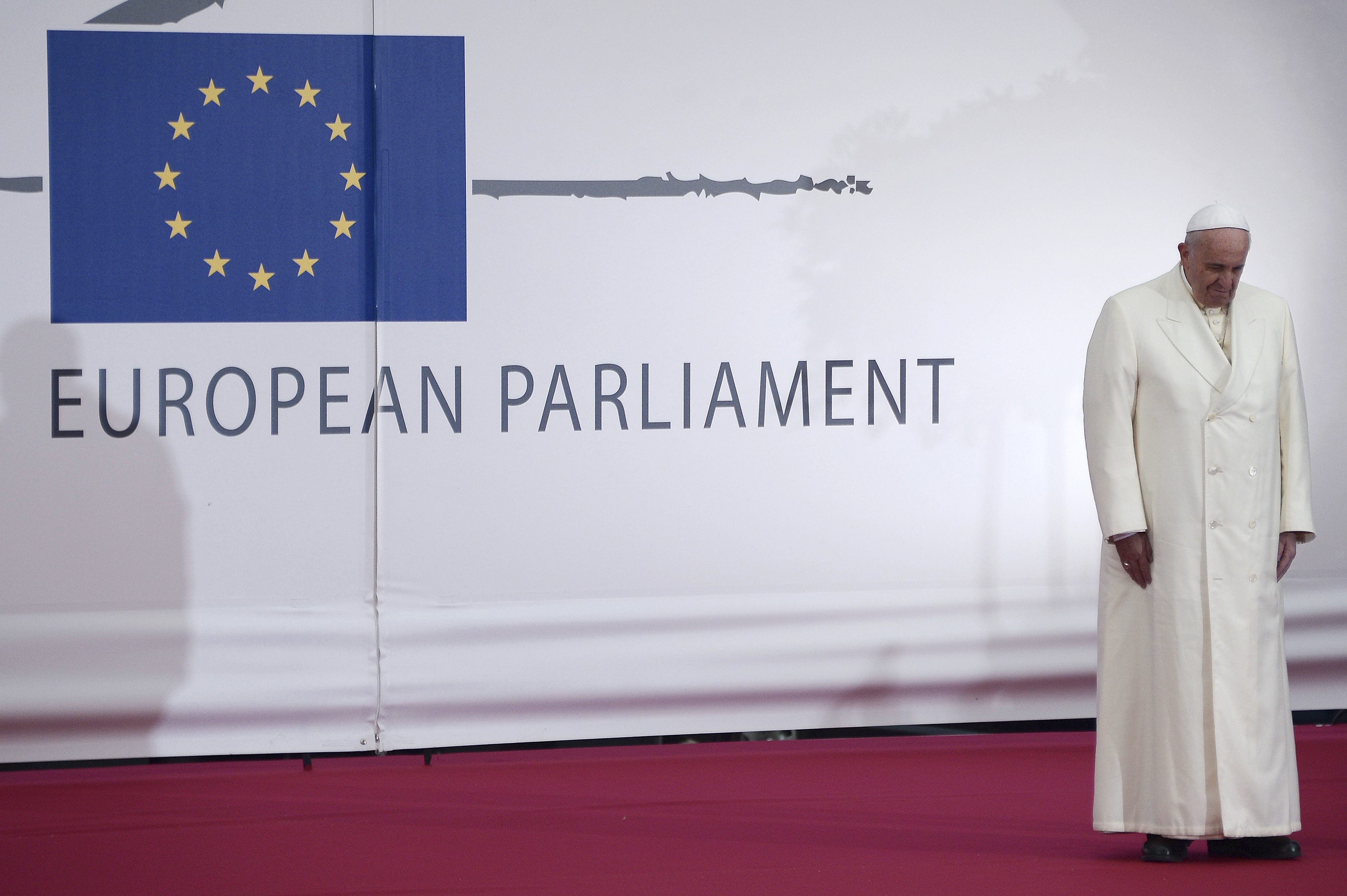 El Papa deplora ante la Eurocámara la imagen de una Europa envejecida