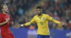Brasil golea a Turquía con doblete de Neymar