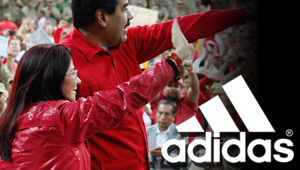 Red Fashion: La “Adidas red jacket” de Cilia Flores (fotodetalles)