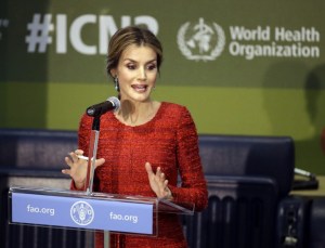 Reina de España aboga por la dieta mediterránea como modelo alimentario