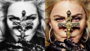 Filtraron fotos de Madonna sin Photoshop