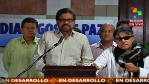 Iván Márquez: Las Farc reitera voluntad para desarrollar los diálogos de paz
