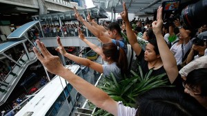 “Los juegos del hambre” gana espectadores en Tailandia por el golpe de estado