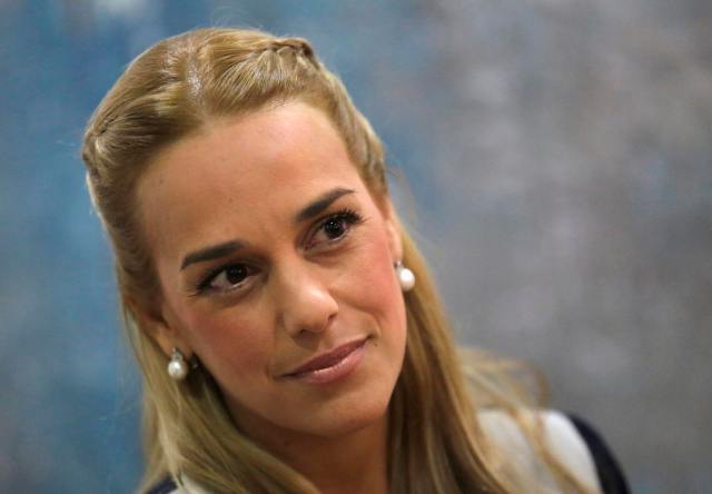 Tintori attends a news conference in Mexico City