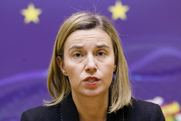 La jefa de Política Exterior de la Unión Europea, Federica Mogherini (Foto Reuters)