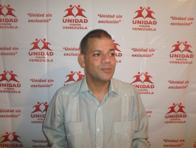 Foto: Omar Avila, Secretario general nacional de Unidad Vision Venezuela