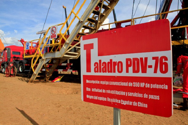 Taladro petrolero autotransportable PDV 76 para el mantenimiento de pozos / Foto Correo del Orinoco