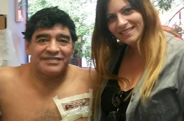 Maradona provoca un escándalo con su nuevo tatuaje (Foto)