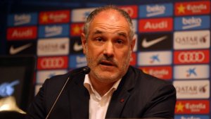 El Barcelona destituye a su director deportivo Andoni Zubizarreta