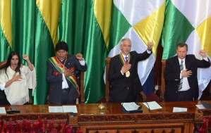 Evo Morales juramenta su nuevo gabinete de ministros
