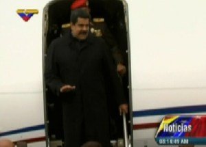 Maduro llegó a Bolivia