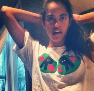 La polémica causada por la camiseta de la hija de Obama