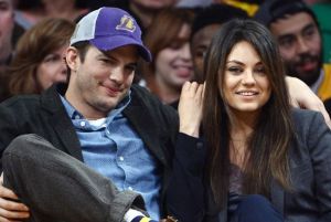 Filtran fotos de la bebé de Ashton Kutcher y Mila Kunis