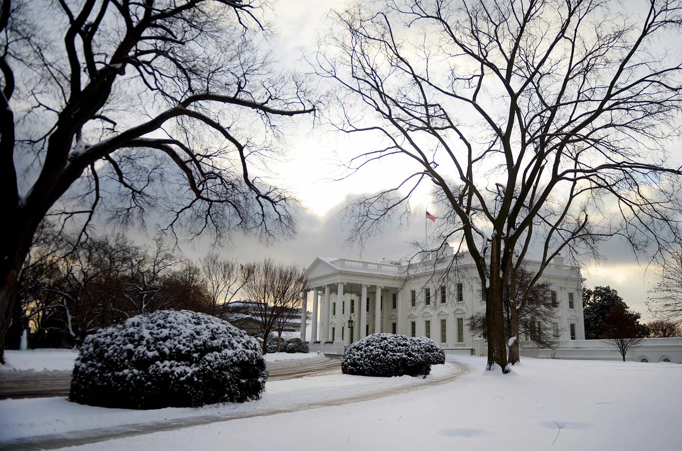 Tormenta de nieve paraliza Washington DC (Fotos)