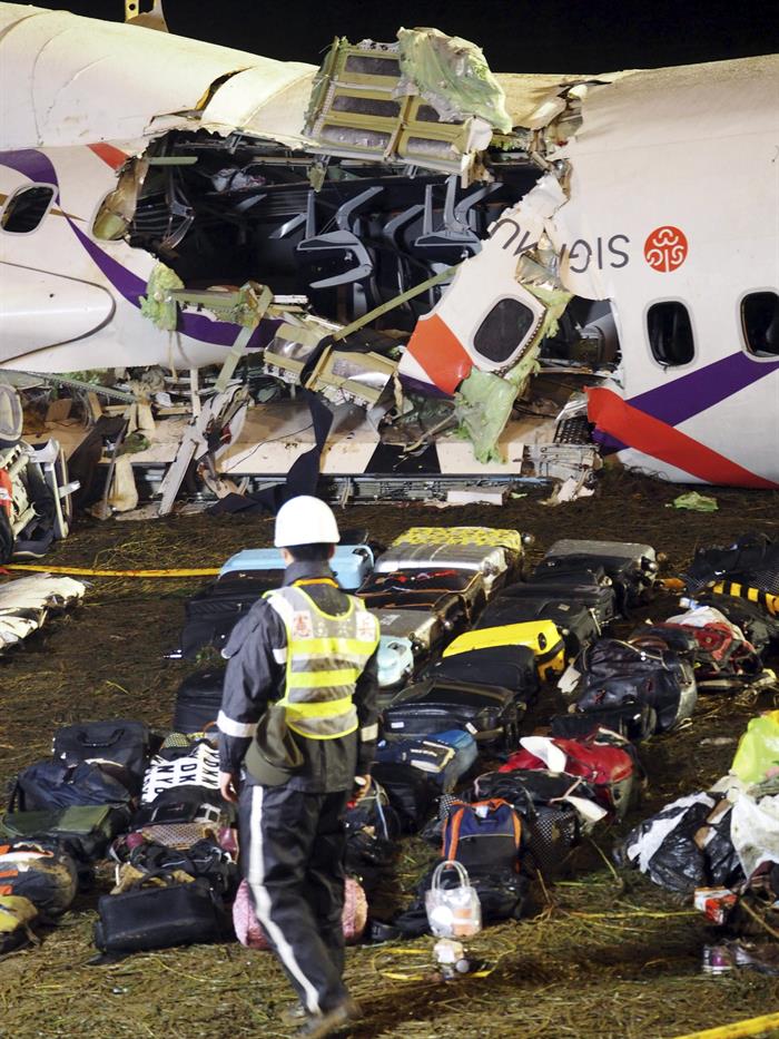 Aumenta a 40 la cifra de muertos por un posible error de pilotos de TranAsia