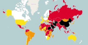 La libertad de prensa en el mundo en un mapa interactivo