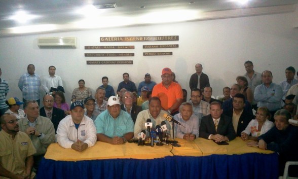 Foto: Rafael Ramírez, secretario ejecutivo de la Mesa de la Unidad Democrática del Zulia / Nota de prensa