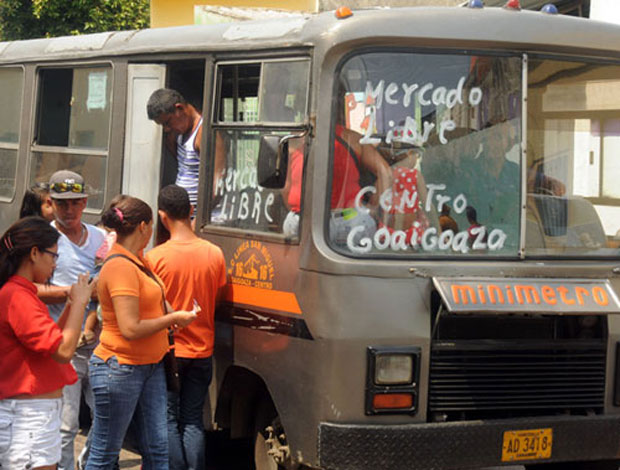Transportistas en Carabobo aspiran cobrar pasaje a Bs 50