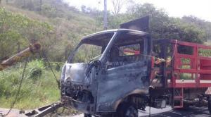 Fiscalía investiga quema de camión de Pdvsa Gas en Táchira