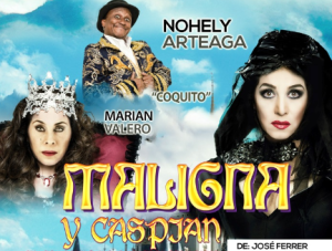 Nohely Arteaga, Marian Valero y Coquito juntos en “Maligna y Caspian”