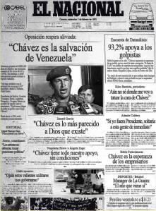 VTV presenta como verdadera portada falsa de El Nacional del 5F de 1992