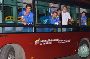Los ticos Copa Davis del tenis, ya en suelo venezolano (Fotos)