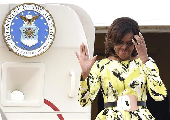 Michelle Obama llega a Japón (Fotos)