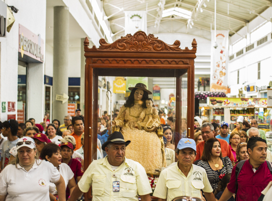 La Divina Pastora visitó Ciudad Comercial Las Trinitarias