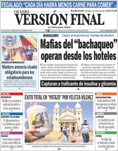 Portadas del domingo 01 de marzo de 2015