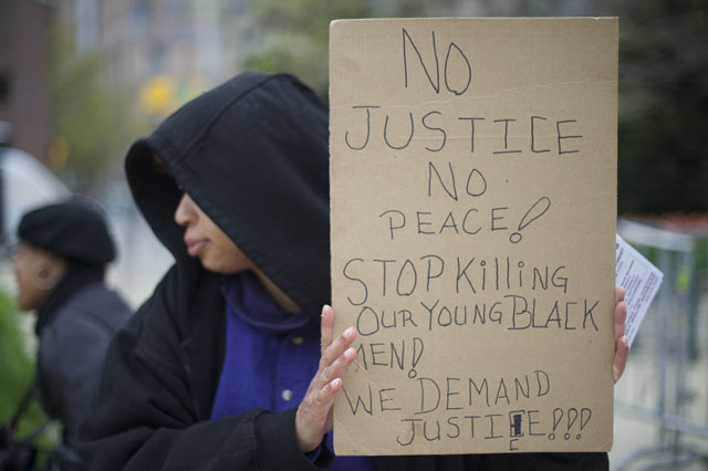 Protestas en Baltimore por la muerte de un afroamericano durante detención