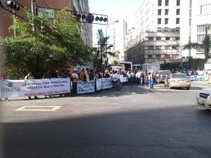 Productores de arroz y ganaderos protestan en La Candelaria (Fotos)