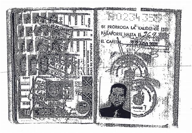 Copia del pasaporte diplomático que portaba el venezolano Gabriel Ignacio Gil Yánez y que fue consignado ante Banca Privada de Andorra (BPA). En el documento se lee la acreditación como “asesor especial del ministro de Finanzas”.