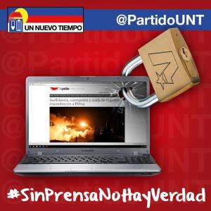 “El gobierno evita el libre ejercicio de la prensa y la información” #SinPrensaNoHayVerdad