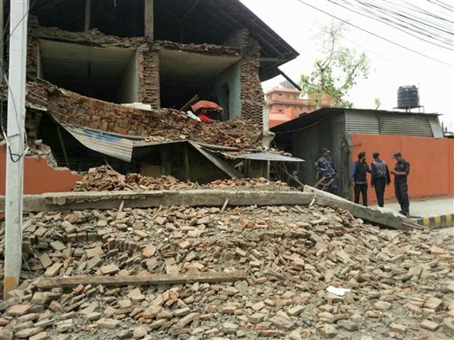 El terremoto de Nepal ha causado 18 muertos en China