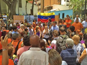 Así rindieron homenaje a Leopoldo López en Chacao